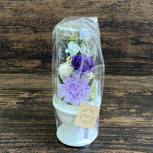 AJ126-1 プリザーブドフラワー 和花 うす紫