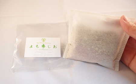 国産よもぎ使用*よもじお*お風呂用パック(シンプル) No.057