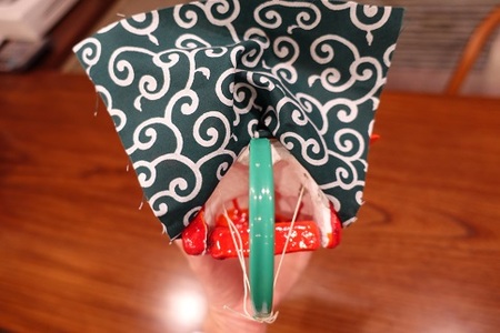 鴻巣の赤物】獅子頭 弓獅子》（幅12～奥行15cm）縁起物 お正月 玩具