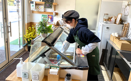 老舗煎餅店プロデュースのジェラート おまかせ12個セット 煎餅付 ＜110ml×12個＞詰め合わせ　ギフト　贈り物　クリスマス　お歳暮　お正月　お中元　誕生日　内祝　アイスクリーム No.158