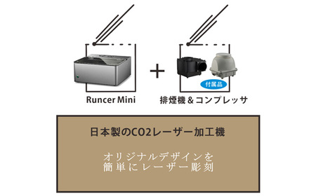 No.507 パーソナルレーザー加工機 Runcer Mini 日本製