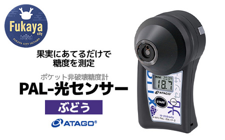 ポケット非破壊糖度計 PAL-光センサー2（ぶどう）　【11218-0444】