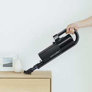 三菱コードレススティッククリーナー　iNSTICK ZUBAQ（紙パック式）　HC-JK2E-B＜カラー：マットチタンブラック＞　【11218-0973】