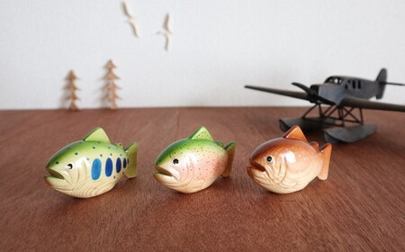○時代物 大きい木魚 開梛 魚 朱金塗 魚鼓 魚型木魚 魚板 長さ60