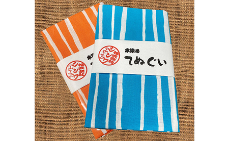 本染め草加手拭い　2枚セット 手ぬぐい 手染め 手ぬぐい 伝統 2枚