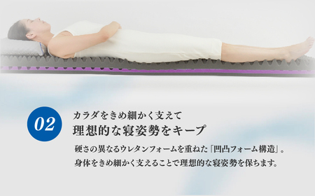 【マットレス】昭和西川 ムアツ スタンダードハード セミダブル | マットレス