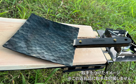 鉄製フライパン四角 1枚【アウトドア フライパン アイアン 鉄 アウトドアグッズ キャンプ】