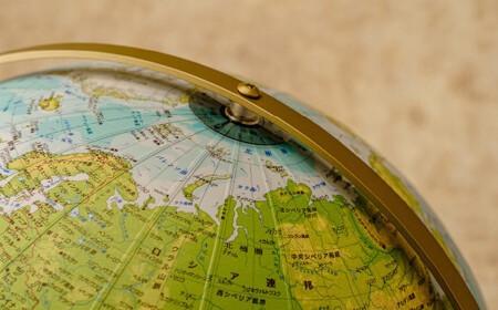 WP木台 地球儀 球径32・| インテリア 草加市