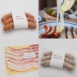 【豪華な食卓セット】サッカムセタナイのこだわり燻製＆スイーツ 6点セット ベーコン ソーセージ 豚レバー テリーヌ ショコラ パウンドケーキ チョコレート デザート スイーツ おつまみ 盛り合わせ お取り寄せ 北海道 せたな町 ふるさと納税