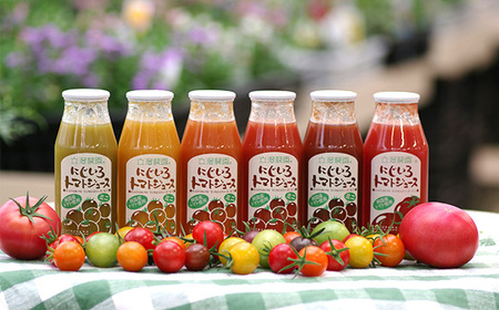 にじいろトマトジュース　スぺシャルミックスセット ／ とまと 飲み物 野菜ジュース 新鮮 完熟 無添加 無塩 無香料 飲み比べ 行列のできるトマト農園 情熱 逸品 こだわりの栽培法で育てた 新鮮 完熟 越谷産究極 埼玉県 No.152