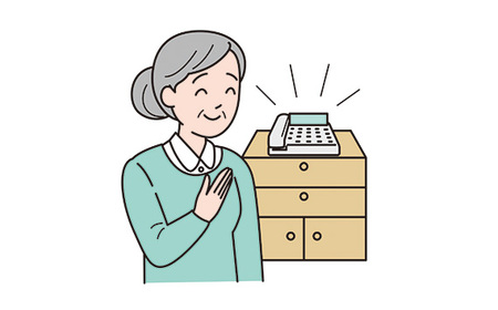 郵便局のみまもりサービス「みまもりでんわサービス（携帯電話6か月）」 ／ 日本郵便 見守り 毎日 お電話 体調確認 家族 両親 故郷 越谷市内 埼玉県 No.262