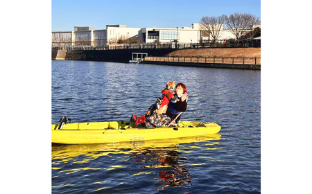 HOBIE体験（60分）チケット ／ スポーツ ウォータースポーツ アクティビティ カヤック 足漕ぎカヤック ボート 初心者 楽しい 越谷レイクサイドマリーナ 大相模調節池 埼玉県 No.274