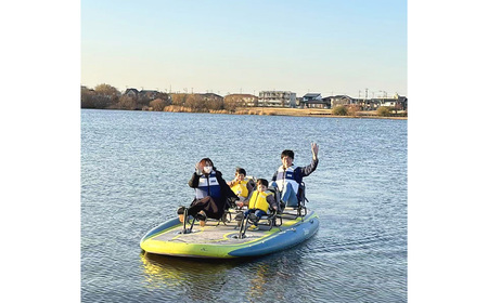 HOBIE体験（60分）チケット ／ スポーツ ウォータースポーツ アクティビティ カヤック 足漕ぎカヤック ボート 初心者 楽しい 越谷レイクサイドマリーナ 大相模調節池 埼玉県 No.274