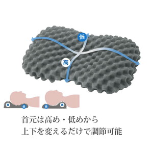 ムアツまくらMP2100 / 枕 マクラ 寝具 快適 睡眠 快眠 安眠 高さ調整 可能 3cm 寝姿勢 抗菌 防臭 吸放湿 フィット ウレタン 首 頸椎 埼玉県 No.278