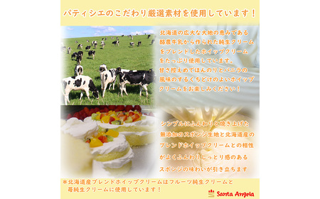 フルーツのデコレーションケーキ フルーツケーキ5号 ／ デザート おやつ お菓子 ホイップクリーム イチゴ ブルーベリー ラズベリー キウイ 黄桃 白桃 みかん お祝い 記念日 ギフト 贈り物 埼玉県 No.284