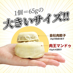 韓国風大型餃子 王マンドゥ(肉・キムチ)780g×各2袋 計3.12kgセット【配送不可地域:離島】【1623033】