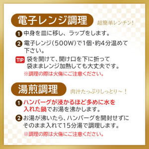 【レンジ対応】プレミアム牛ブレンドハンバーグ20個セット【配送不可地域：離島】【1623084】