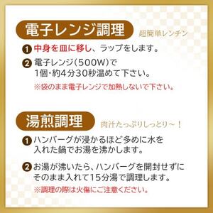 【レンジ対応】プレミアム牛ブレンドハンバーグ10個セットソース付き【配送不可地域:離島】【1677359】