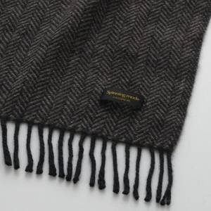 武州織技 カシミヤマフラー【BR】【1520415】