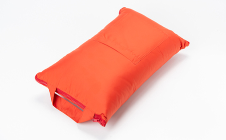 非常用羽毛コンパクト寝袋 オレンジ【1590073】