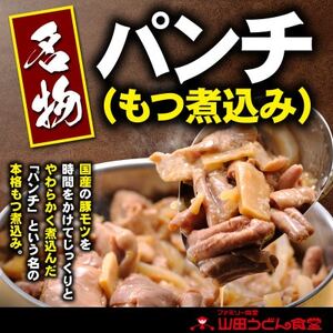 山田うどん名物 パンチ(もつ煮込み)500g×3袋【配送不可地域:離島】【1590893】