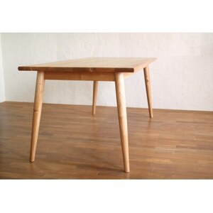 【開梱設置】ダイニングテーブル(ST-01)　クルミ　サイズオーダー　無垢　木製【配送不可地域：離島・沖縄県】【1585047】