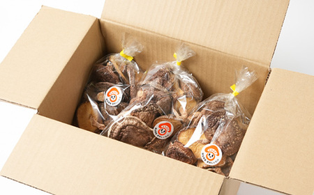 【訳あり】貫井園の原木干し椎茸　約90g×3パック　大きさ不揃い【1335498】