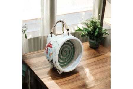 蚊取り豚　金魚柄