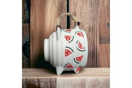 蚊取り豚　スイカ柄