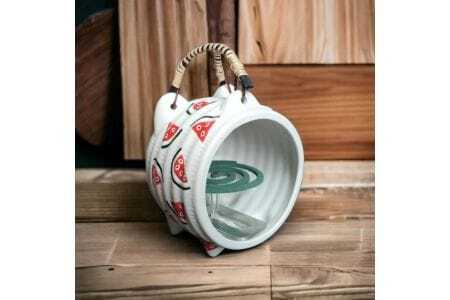 蚊取り豚　スイカ柄