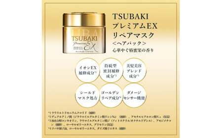 TSUBAKI プレミアムEX リペアマスク 180g 2個 ｜ 埼玉県 久喜市 美容 ヘアパック ヘアマスク ヘアケア トリートメント ダメージケア サロンクオリティ うねり サロン 待ち時間なし 傷んだ髪 大容量 補修 保湿 サラサラ スペシャルケア ハリ コシ ツヤ プレゼント