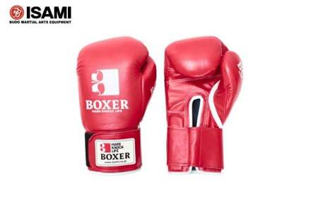 【赤 10oz】IBX-12 ボクサーグローブ（マジックテープ式） | ボクシング 格闘技用品