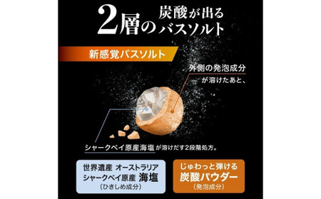 新感覚炭酸バスソルト 汗だしJUWA シトラスジンジャーの香り 500g×3個 | 入浴剤