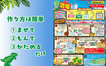 てづくり入浴剤 恐竜 りんごの香り 1回分×3セット 計3個 | 入浴剤