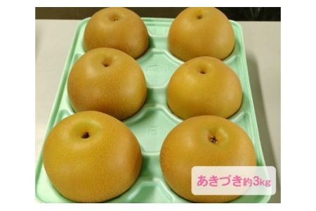 【特別価格】新潟県産 秀品あきづき梨3キロ