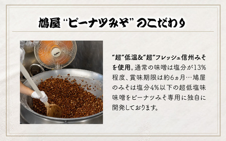 ピーナツみそ 味噌南京 ギフトセット 280g×2個| ﾋﾟｰﾅｯﾂ 落花生 鳩屋