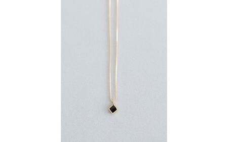 ネックレス ひし形 ブラック K10 七宝 | ネックレス アクセサリー Kenichi Kondo