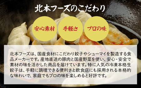 本格生餃子 40個 | 餃子 冷凍ギョーザ 北本フーズ