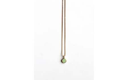 ネックレス 丸 ミントグリーン K10 七宝 | ネックレス アクセサリー Kenichi Kondo