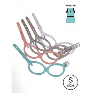 メガネハーネス【Sサイズ】プラチナグレー(本革製)kazama premium【1403886】