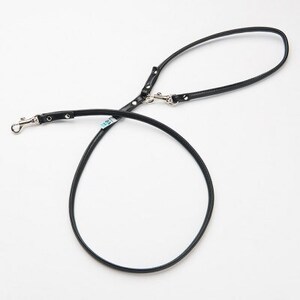 kazama standard 本革製丸めリード【Sサイズ】ブラック【1403968】