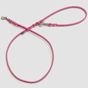 丸めリード【Sサイズ】フランボワーズ(本革製) kazama premium【1645607】