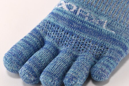 R×L（アールエル）EVO-FL ランニングソックス ロング（5本指）ブラウン Lサイズ