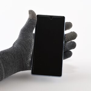 R×L(アールエル) メリノウール グローブ ライト G チャコール SMサイズ