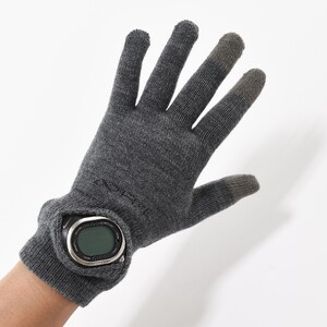 R×L(アールエル) メリノウール グローブ ライト G チャコール SMサイズ