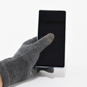 R×L(アールエル) メリノウール グローブ ライト G チャコール SMサイズ