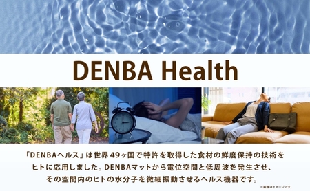 DENBA Health Charge マット 1枚接続タイプ 敷くだけ 睡眠時 スリープテック 睡眠快眠 電場 家庭用 機器 電子機器 水分子ケア 鮮度保持技術 簡単 有名アスリート 著名経営者 送料無料 埼玉県 蓮田市