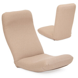 産学連携　リラックス座椅子5ーL　ベージュ_雑貨・日用品 椅子・チェア・ソファ 家具・インテリア   雑貨・日用品  家具・インテリア _【1455372】