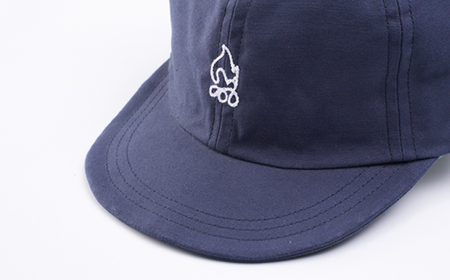 save 洗って経年変化するキャップ ネイビー (たき火刺繍)_装飾品・工芸品 服飾小物 _【1214407】