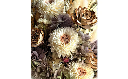 ドライフラワースワッグ - ドライフラワー ソラフラワー スワッグ 白 花束 壁掛け インテリア ご自宅用 ギフトお祝い 贈り物 埼玉県 幸手市